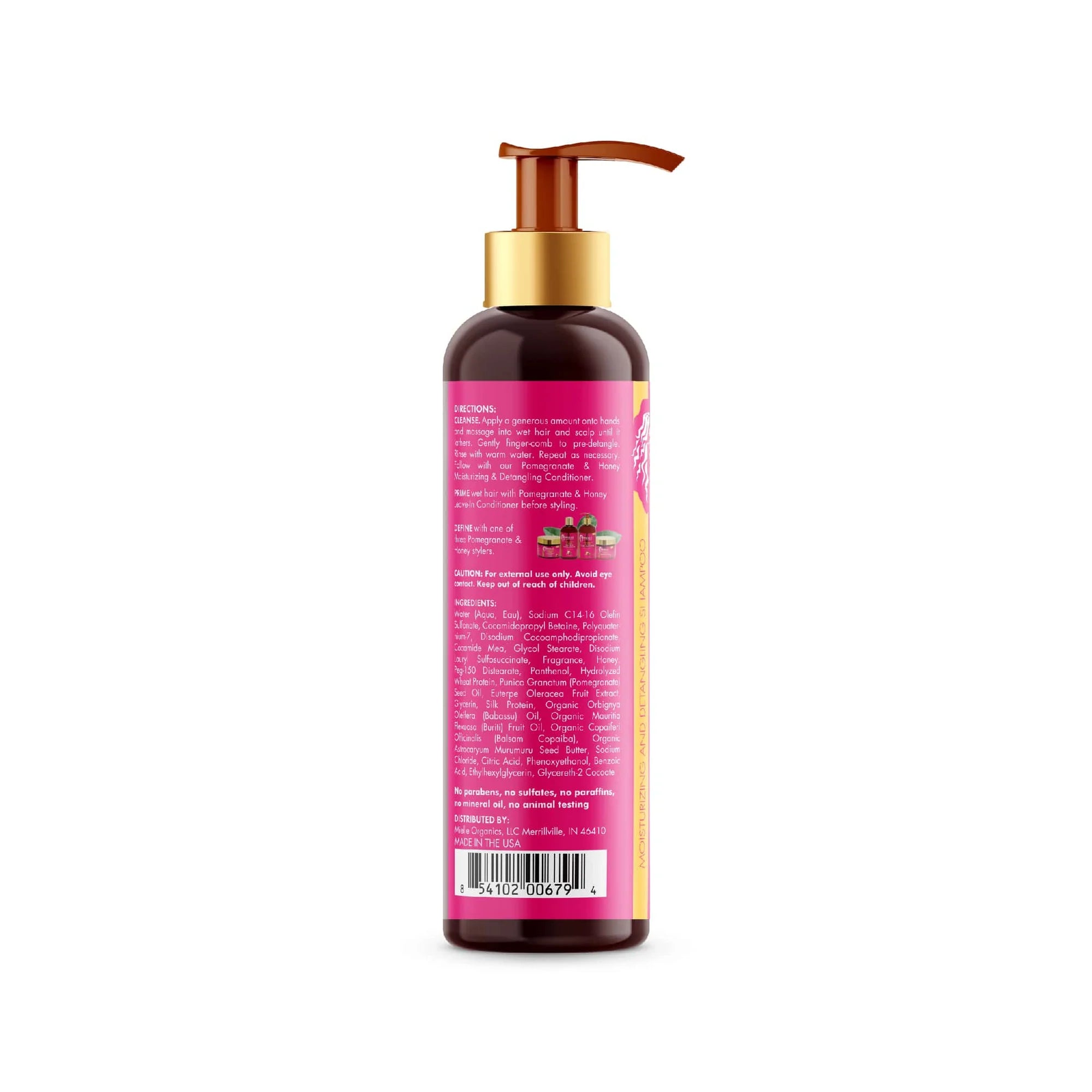Pomegranate & Honey Detangling Shampoo